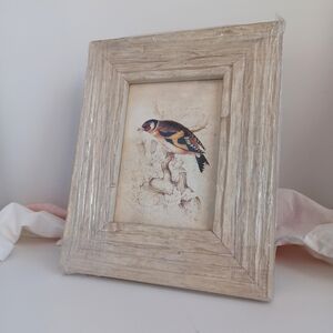 New tabletop picture white wood frame